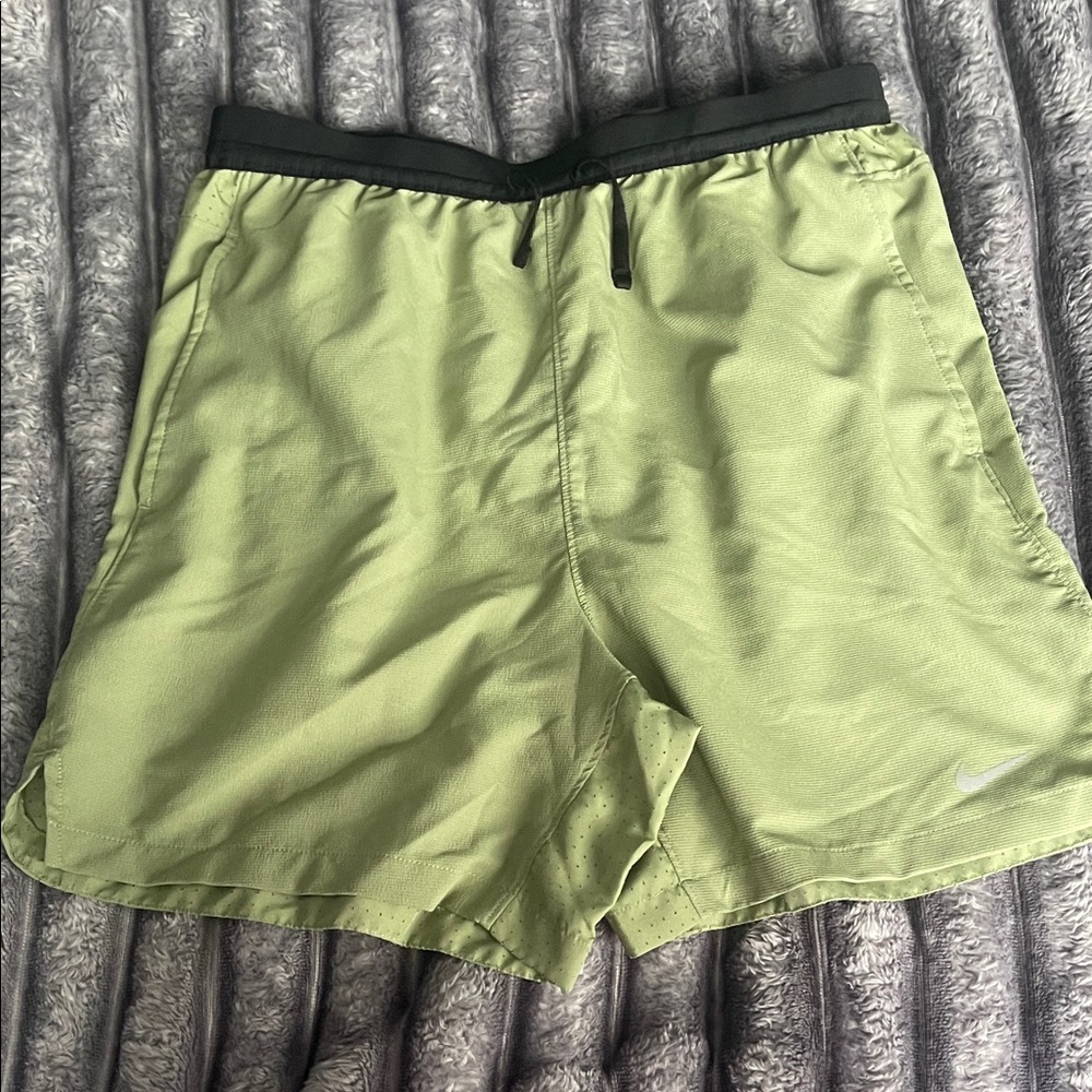 Nike Lime Green Sports Shorts